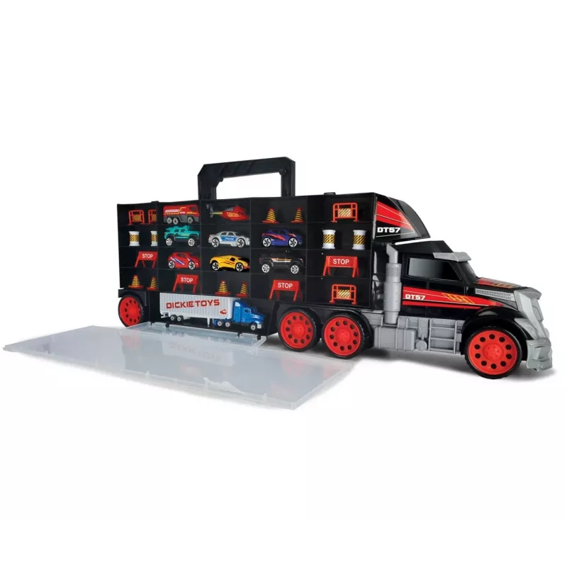 Vehículo de juguete y set de vía Simba-Dickie 203749023, multicolor, para niños a partir de 3 años