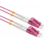 VALUE - Cable de red - LC multimodo (M) a LC multimodo (M) - 2 m - Fibra óptica - 50/125 micrómetros - OM3 - Libre de halógenos - violeta (21.99.8832)