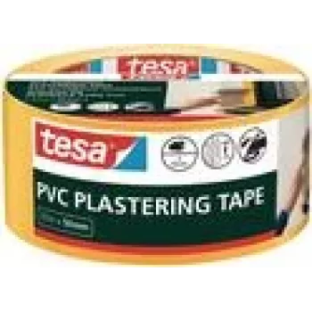 tesa Cinta de enlucir PVC 55486-00000-00 cinta de enlucir amarilla (L x An) 33 m x 50 mm 1 ud. (55486-00000-00)