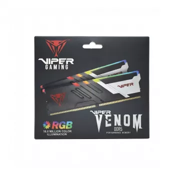 DIMM 16 GB DDR5-6000 (negro, PVVR516G60C30, VIPER VENOM RGB, INTEL XMP)