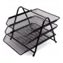 Organizador de escritorio Forpus FO30545 Metal Negro