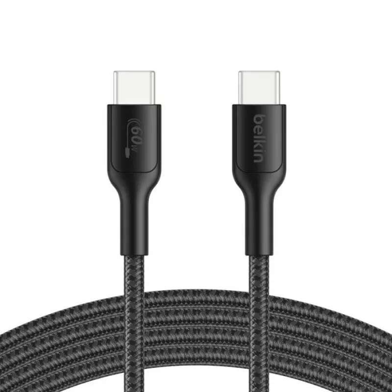 Cable gaming Belkin USB-C/USB-C 2 m trenzado Switch 2 ENA008hq2MBK (ENA008HQ2MBK)