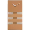 NeXtime Reloj de pared 2855co Bold Stripes, 38x19 cm, pared, cobre