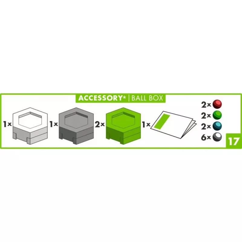 Juguete accesorio Ravensburger GraviTrax Caja de canicas multicolor