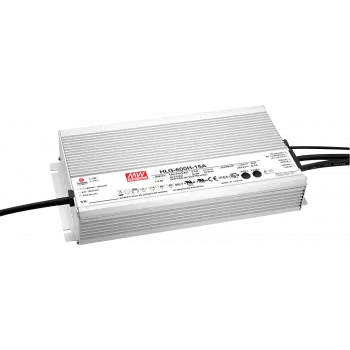 Driver LED MEAN WELL HLG-600H-12AB, 600W, 12V, 40A, IP65