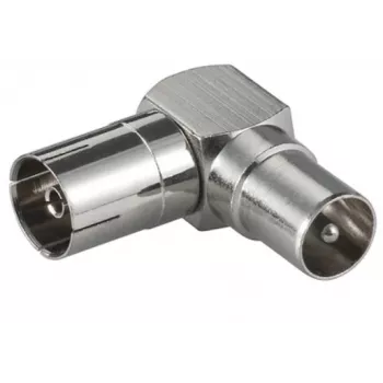 Adaptador de cable Microconnect COAXADAPTERA coaxial plateado