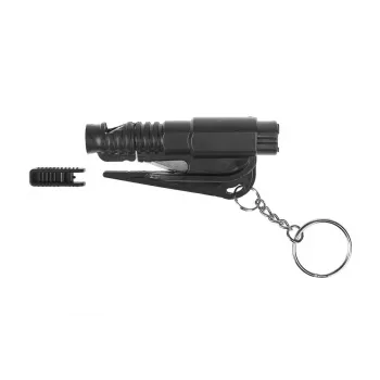 Herramienta de emergencia GUARD YC-004-BL — cuchillo de cinturón con silbato, rompecristales, tecnopolímero, 75×35×15 mm, 100 g