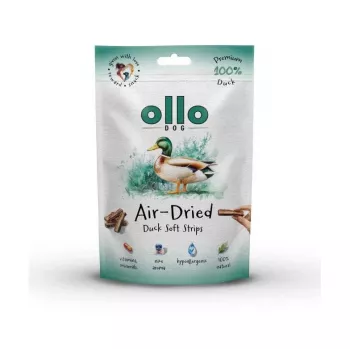 Tiras de pato secadas al aire OLLO - premios para perros - 80g