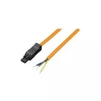 Rittal SZ 2500.500 Cable de conexión de luminaria LED de sistema, 100-240 V, 3 m, naranja