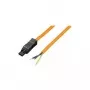 Rittal SZ 2500.500 Cable de conexión para luminaria de sistema LED, 100-240 V, 3 m, naranja