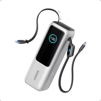 Cargador portátil Anker Power Bank 25K, A1695H41, 25000mAh