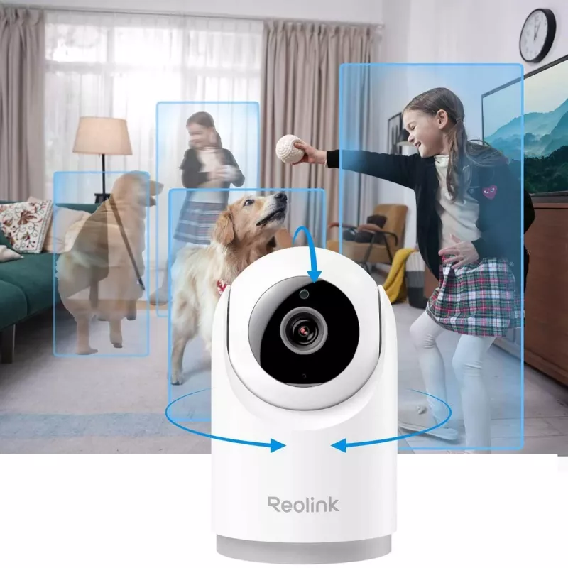 Cámara de vigilancia IP Reolink E Series E321 — Domo, interior, 2304×1296, 4 mm, inalámbrica, techo/pared/escritorio
