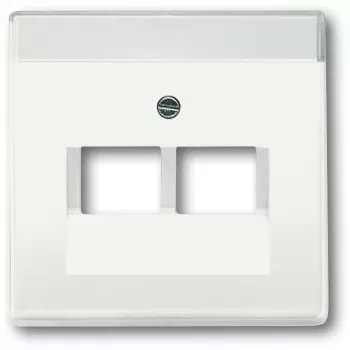 Placa de pared / tapa de interruptor Busch-Jaeger 1710-0-3888, blanco, 63×63 mm, diseño convencional