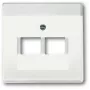 Placa de pared / tapa de interruptor Busch-Jaeger 1710-0-3888, blanco, 63×63 mm, diseño convencional
