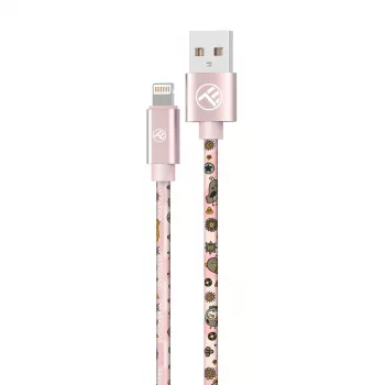 Cable USB a Lightning Tellur TLL155621 3A 1 m — rosa