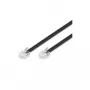 Wentronic Goobay Cable de conexión modular, negro, 3 m – conector macho RJ12 (6P6C) a conector macho RJ12 (6P6C) (50321)