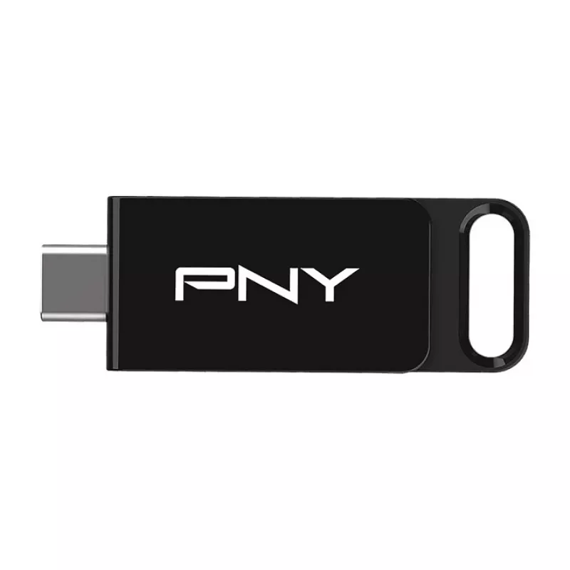 PNY Elite, 128 GB, USB Type-C, 3.2 Gen 1 (3.1 Gen 1), 120 MB/s, Dia, Negro