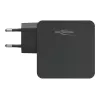 ANSMANN 247PD - fuente de alimentación - 45 vatios - 4700 mA - PD, QC 3.0 - 2 puertos de salida (USB, USB-C) - negro (1001-0095)