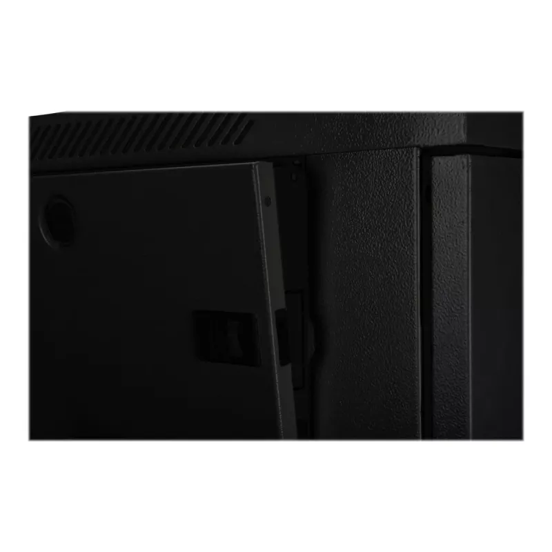 DIGITUS Dynamic Basic DN-19 16-U-EC-SW - armario - rack de red - apto para montaje en pared - negro, RAL 9005 - 12U - 48.3 cm (19)