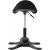 Silla ergonómica de equilibrio up up Toronto tejido negro con pistón de gas más largo