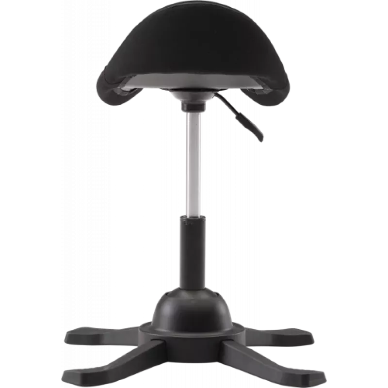 Silla ergonómica de equilibrio up up Toronto tejido negro con pistón de gas más largo