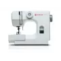 Máquina de coser semiautomática SINGER M1005 — 11 puntadas, 4 mm de ancho de puntada, canillero superior, brazo libre, 2,5 kg