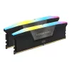 DIMM 64 GB DDR5-6000 (2x 32 GB) Dual-Kit, memoria RAM negra, CMH64GX5M2B6000C30, Vengeance RGB, INTEL XMP