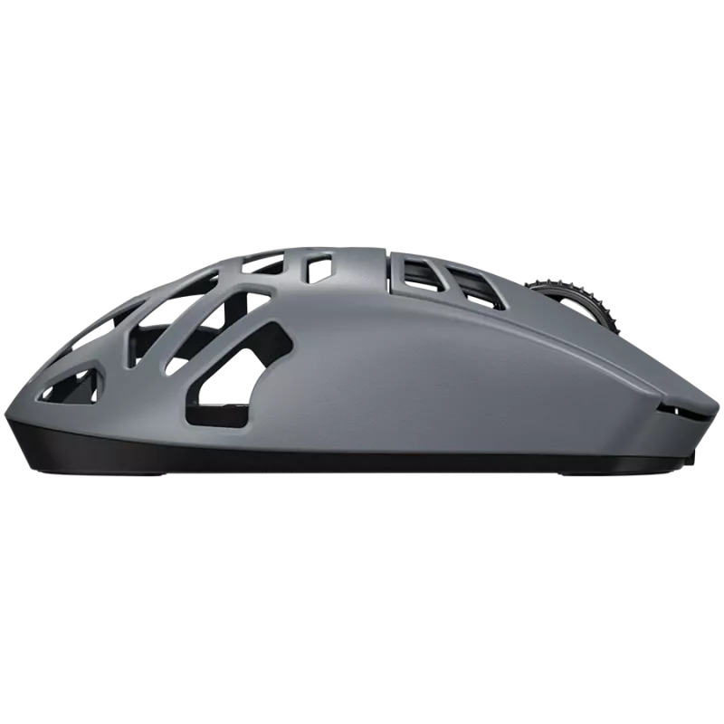LORGAR MSE90W, ratón gaming inalámbrico Elite de aleación de magnesio, gris oscuro