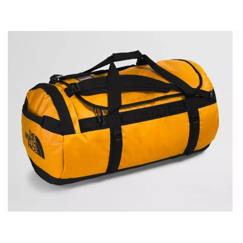 Bolsa de viaje The North Face Base Camp Duffel L 95 L poliéster negro, amarillo