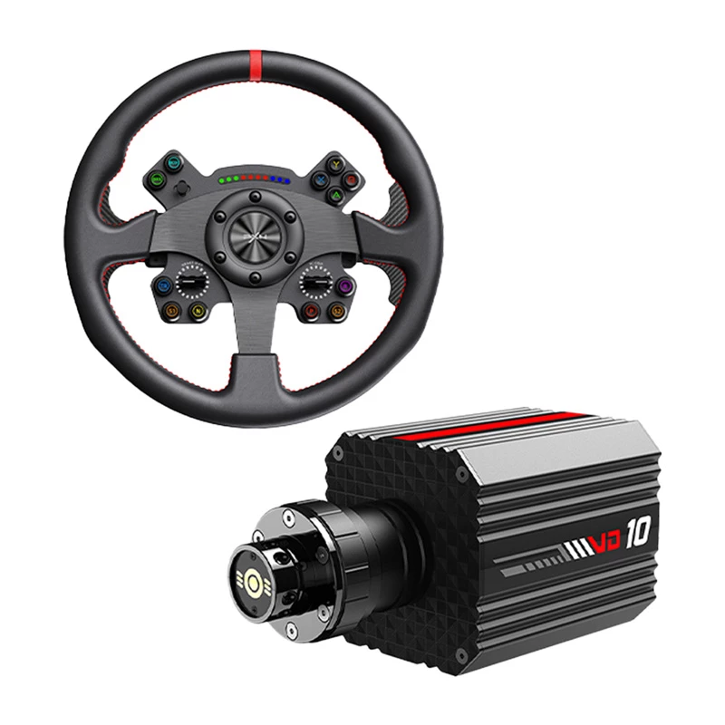 Volante PXN VD10 CS Base — volante gaming para PC y consolas, compatible con Force Feedback