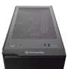 Thermaltake H100 TG torre MIDI negra