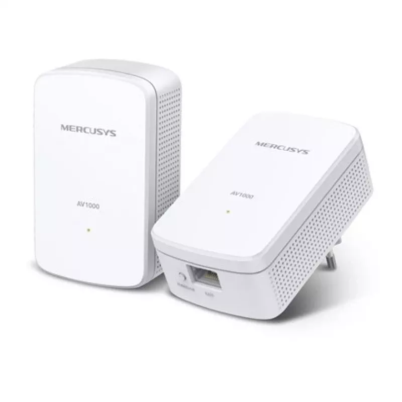 Mercusys | Kit de inicio Powerline Gigabit AV1000 | MP500 KIT | 1000 Mbit/s | Puertos Ethernet LAN (RJ-45) 1