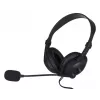 Auriculares gaming binaurales con cable IBOX W1MV — circumaurales, 3,5 mm, cable de 2 m, micrófono de diadema