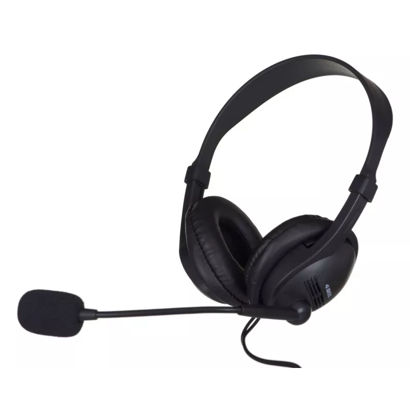 Auriculares gaming binaurales con cable IBOX W1MV — circumaurales, 3,5 mm, cable de 2 m, micrófono de diadema