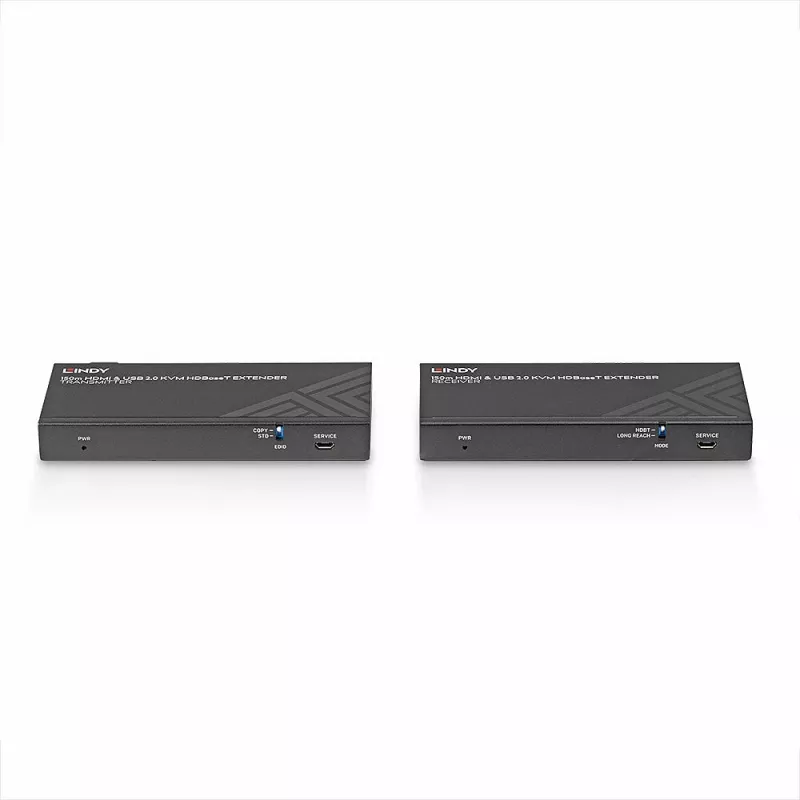 Extensor KVM Lindy 150m Cat.6 HDMI 4K60, USB 2.0 e IR HDBaseT