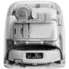 Robot aspirador con función de fregado DJI ROMO P (versión con depósito de agua) — Gris/Blanco, 0,26 l de polvo, 4 l de agua limpia / 3,2 l de agua sucia, batería de 5000 mAh