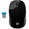 Ratón HP Wireless Mouse 200, ambidiestro, óptico, RF Wireless, 1000 DPI, negro