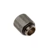 Adaptador Bitspower G1/4 pulgadas macho a G1/4 pulgadas hembra - 15 mm, negro brillante