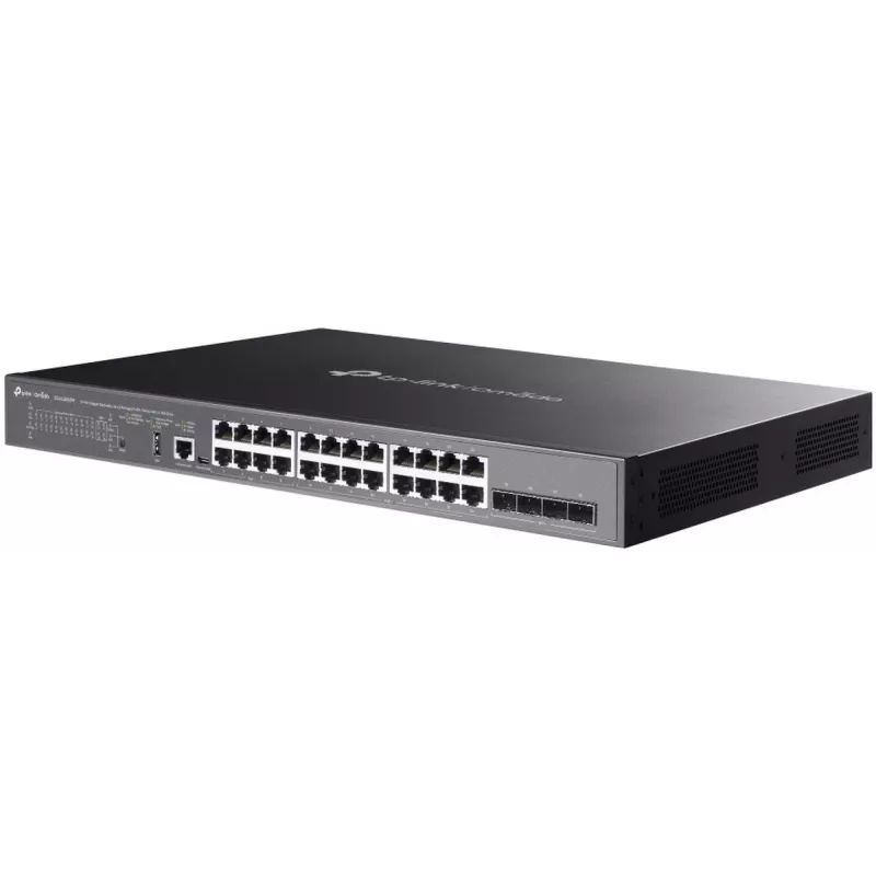 TP-Link SG5428XMPP switch de red gestionado L3 Gigabit Ethernet (10/100/1000) Power over Ethernet (PoE) negro