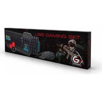 Gembird KBS-UMG-01-DE teclado USB alemán negro (KBS-UMG-01-DE)
