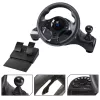 Volante + pedales Subsonic SA5156-NG rotación 270° USB negro
