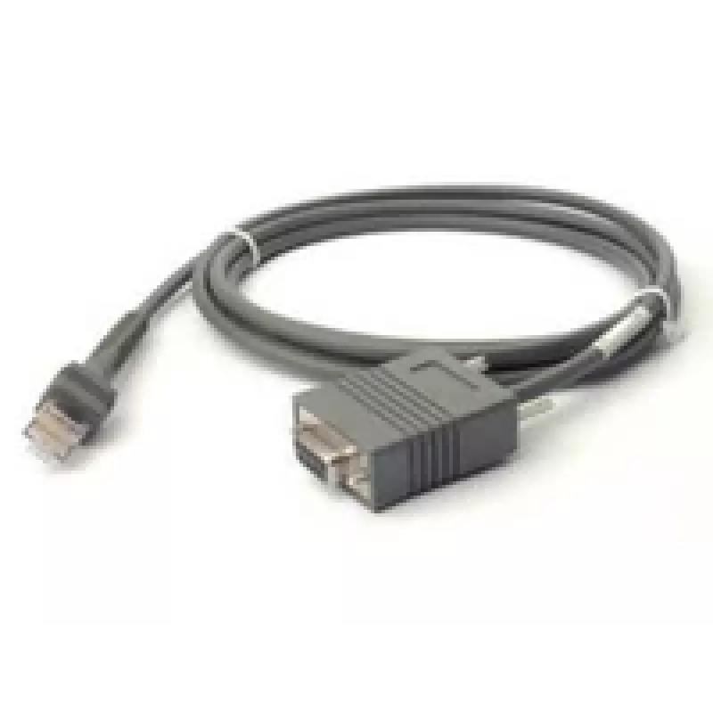 Zebra CBA-R01-S07PBR cable serie gris 2,1336 m RS232 DB9