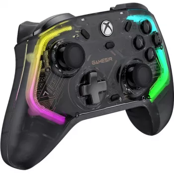 Mando GameSir Kaleid Negro Transparente con cable USB Type-C para Xbox One / Xbox Series X / Series S, cable de 3 m