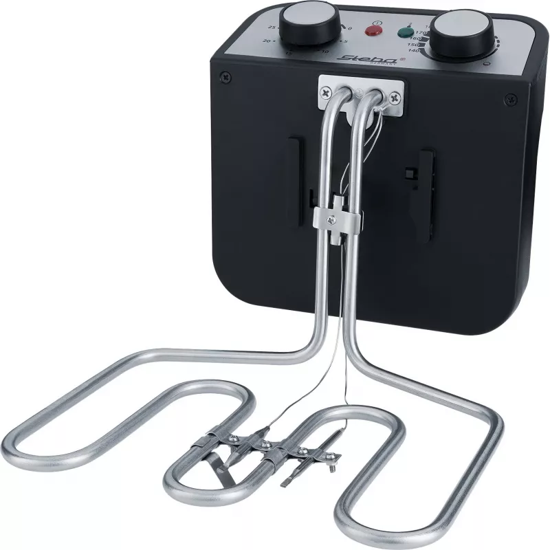 Freidora Steba DF 300 Double 5 L 3000 W negra acero inoxidable