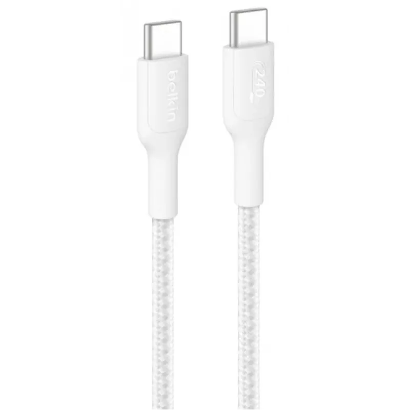 Cable USB Belkin BoostCharge Pro 2m USB C blanco