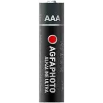AgfaPhoto Ultra LR03 Micro AAA Pila, alcalina de manganeso, 1,5 V, 4 uds.
