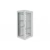 DIGITUS DN-19 ORG-42U canales verticales pasacables para racks de 42U (2 uds., gris)