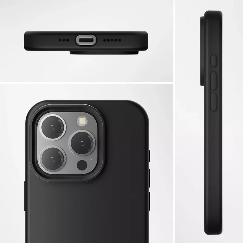 4smarts funda de silicona Cupertino para Apple iPhone 15 compatible con MagSafe