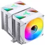 Jonsbo CR-1400 DV2 disipador de aire para CPU, 2 x 92 mm, blanco