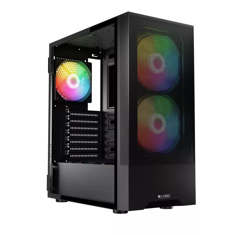 Logic ARYA ARGB Caja MINIDI USB 3.0 Negro